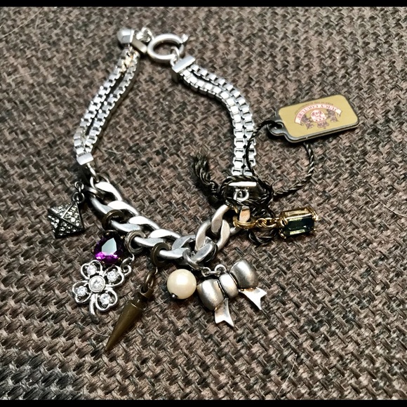 Juicy Couture vintage bracelet set with charms - Picture 4 of 6
